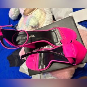 Fashion Nova Pink Heels